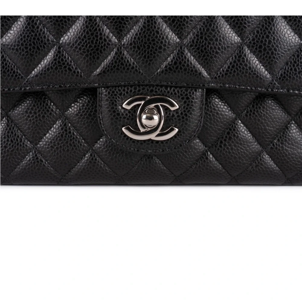 Chanel Medium Classic Flap with Silver Hardware- Used - Picture 12 of 13